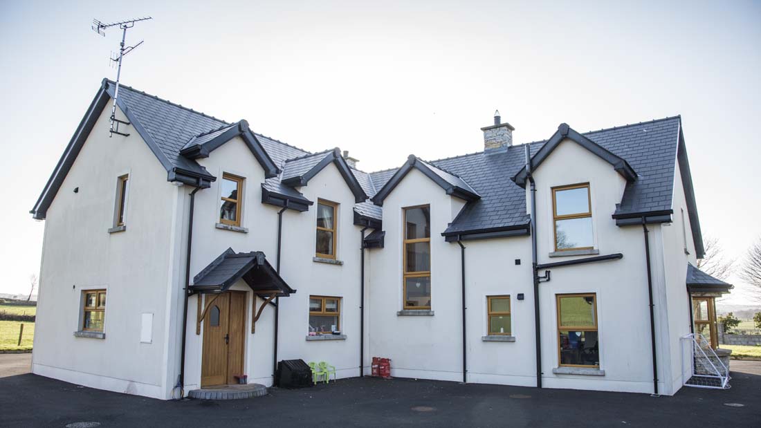 Private House KRend Plastering Castlederg Mimnagh Contracts Ltd