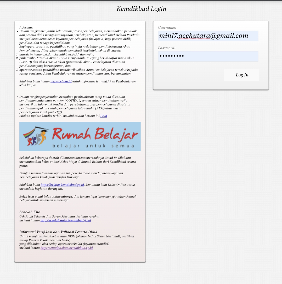 Alamat Web VervaPD Kemenag Terbaru dan Alternatif Link