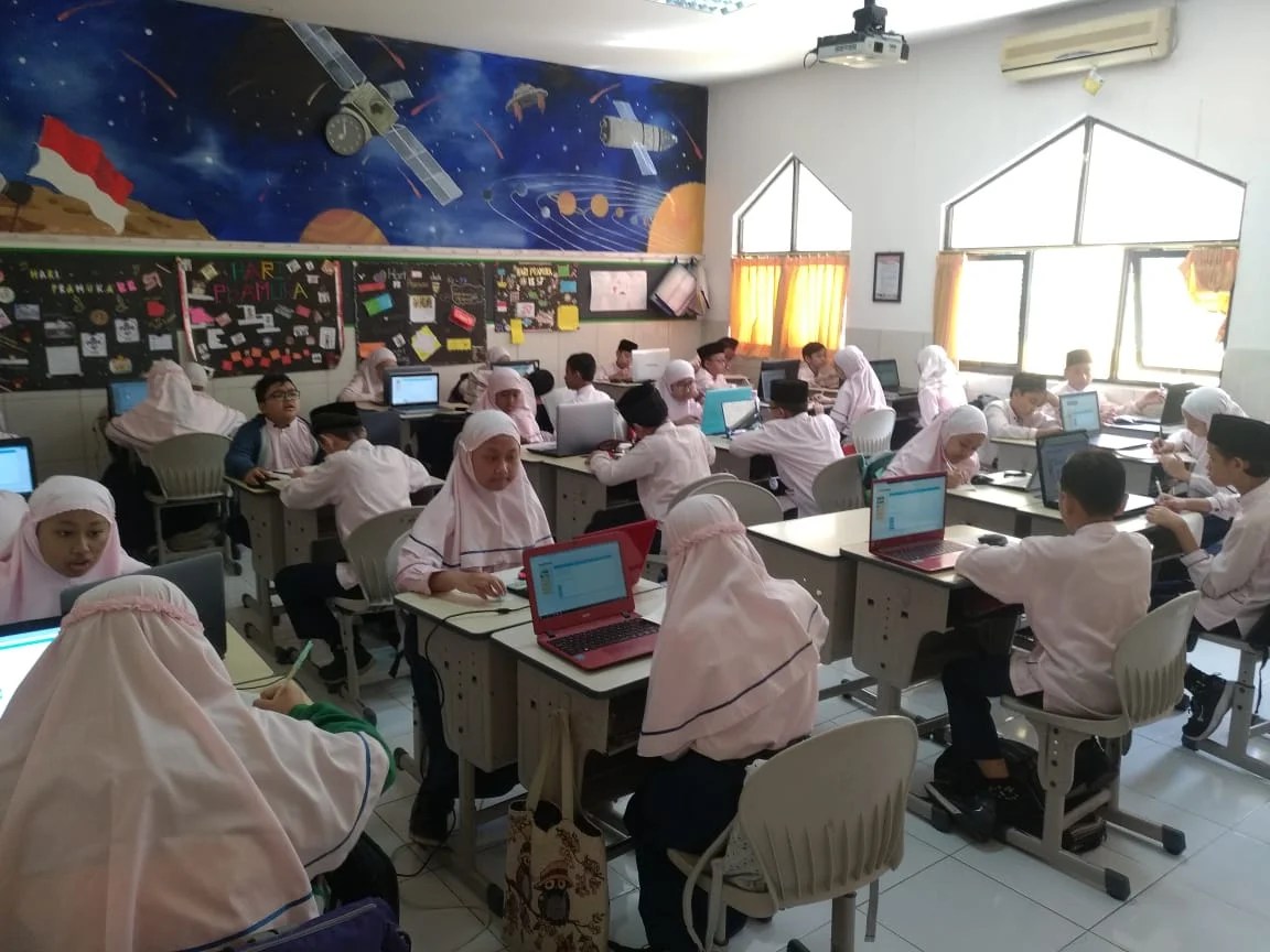 MIN 1 Kota Malang Terapkan (UMBK) Ujian Madrasah Berbasis