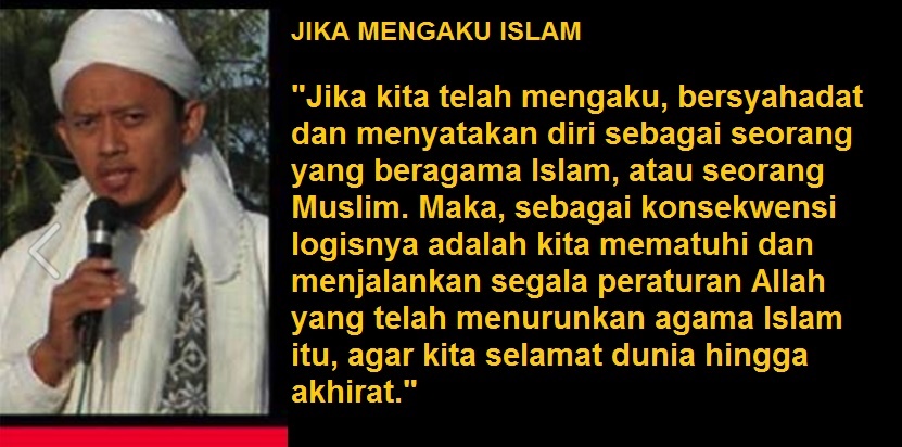Mengaku Islam Maka Pasrah Total Pada Peraturan Allah Mina News