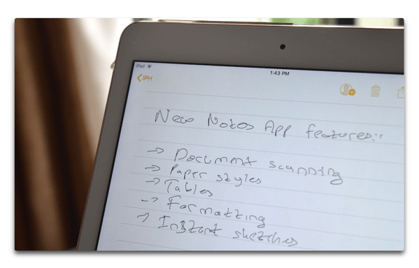 【iOS 11】iPad、iPhoneの「メモapp」で背景の紙のスタイルを変更する方法 酔いどれオヤジのブログwp