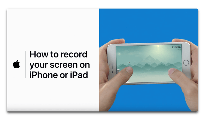 Apple Support、「iPhoneまたはiPadで画面を記録する方法」に関するハウツービデオを公開 酔いどれオヤジのブログwp