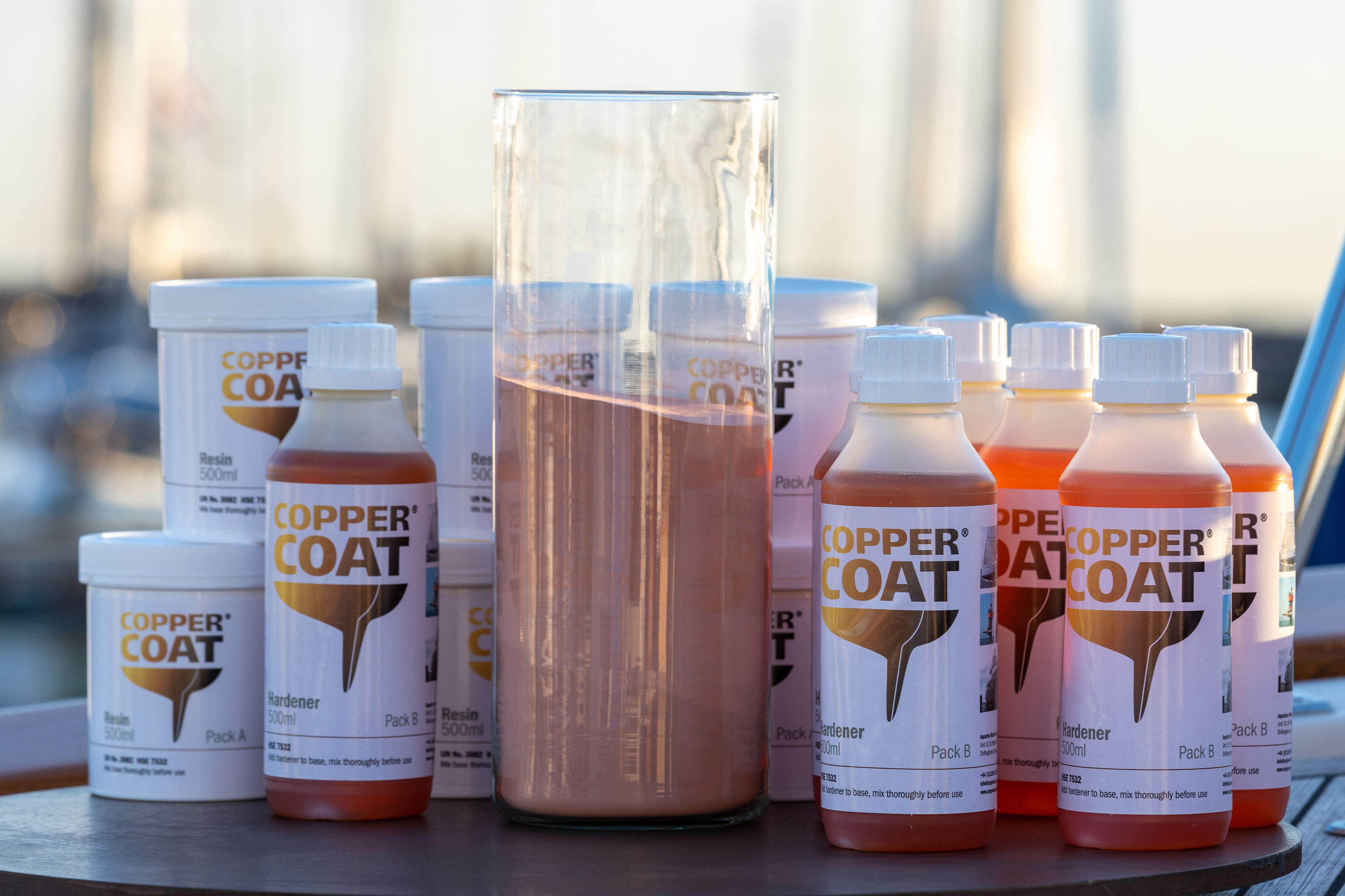 Miljøvenlig Coppercoatbundmaling holder 1015 år Minbåd.dk