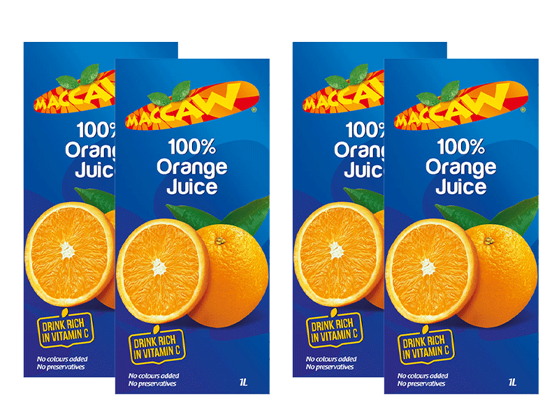Orange Juice Pack of 4 (1L x 4) Minbaladeh.world
