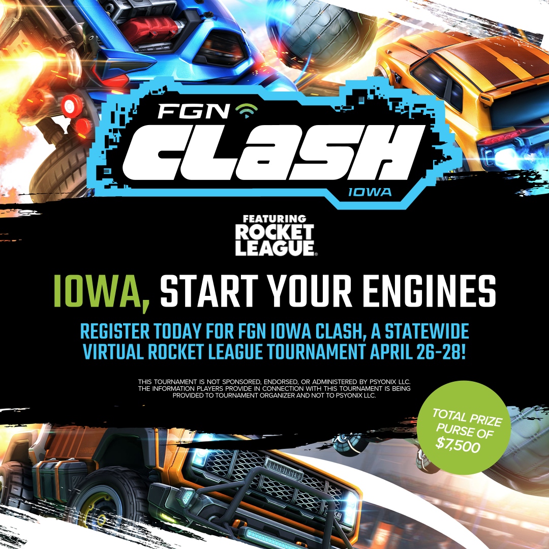 Minburn Communications to Host FGN Iowa Clash, a Statewide Virtual Rocket League Tournament