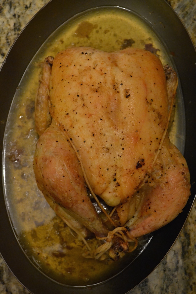 Chicken Challenge Meal 1 SlowRoasted Chicken & Carcass Stock Minced