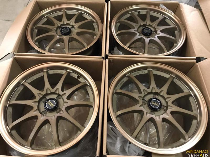 17inch bronze Rays C34 Bnew mags 4Holes pcd 100 Mindanao Tyrehaus