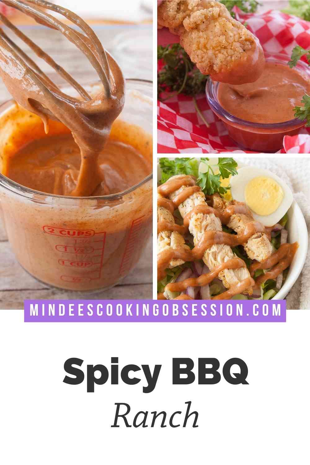 Spicy BBQ Ranch Dressing Recipe Mindee's Cooking Obsession