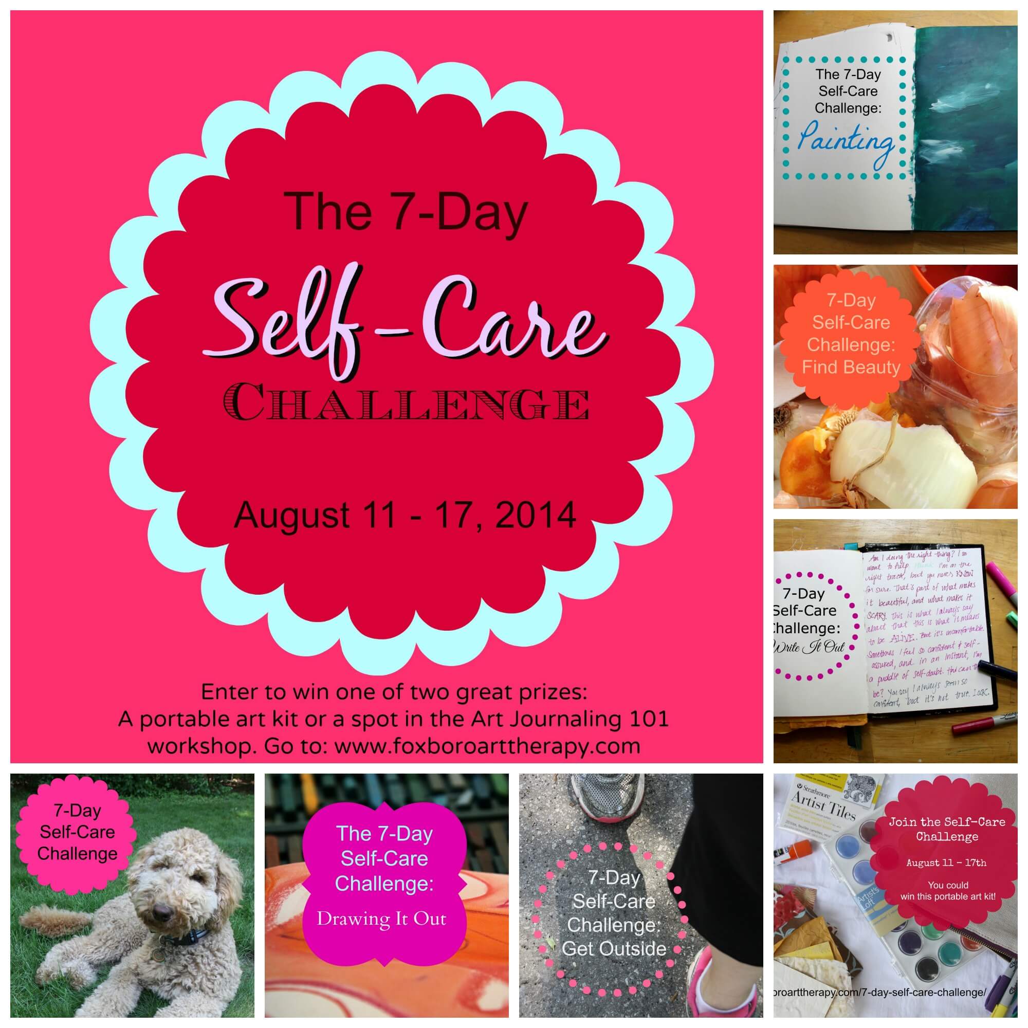 Join the 7Day SelfCare Challenge! Mindful Art Studio