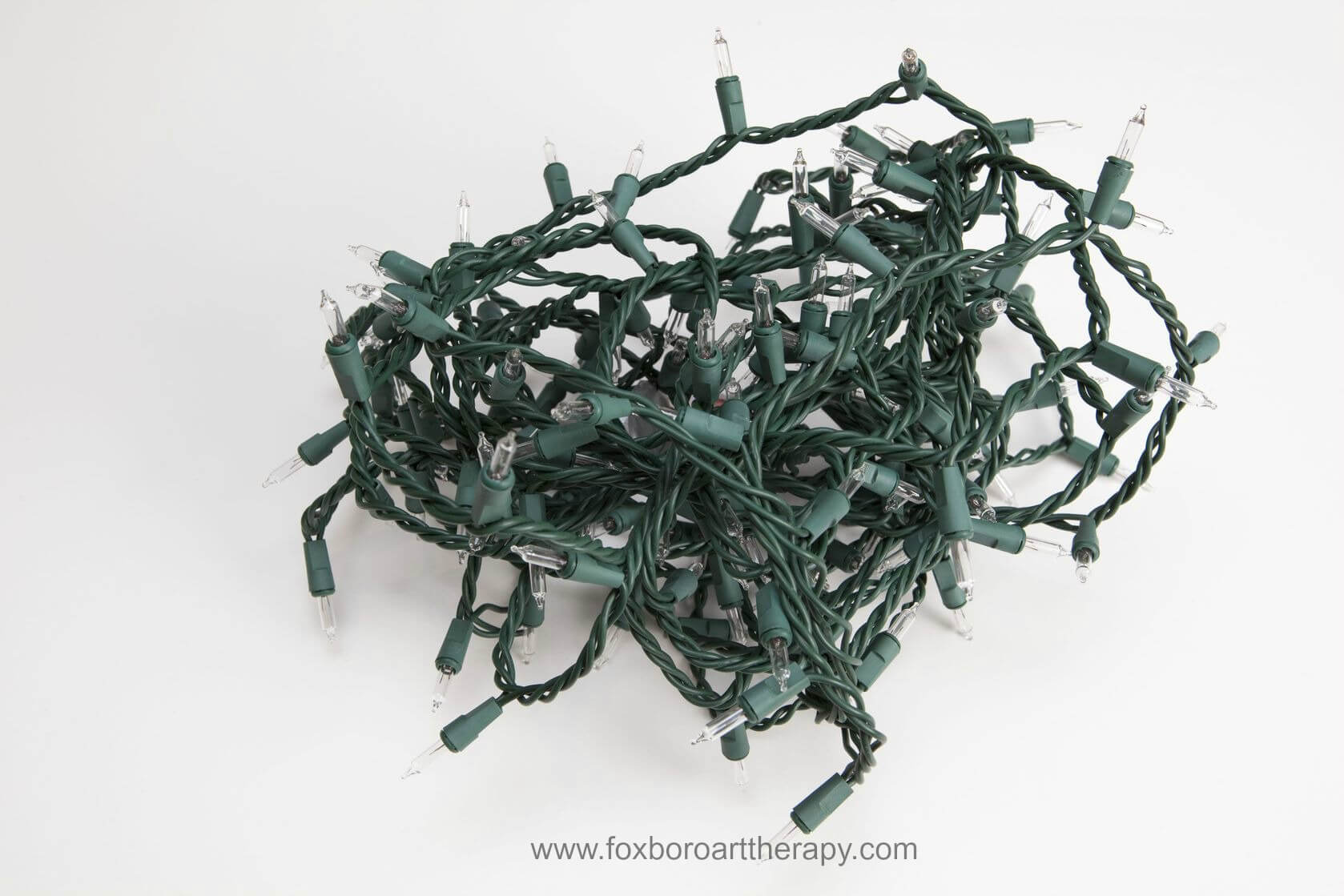 Christmas Lights Tangled Save the Date The Holiday SelfCare Challenge Mindful Art Studio