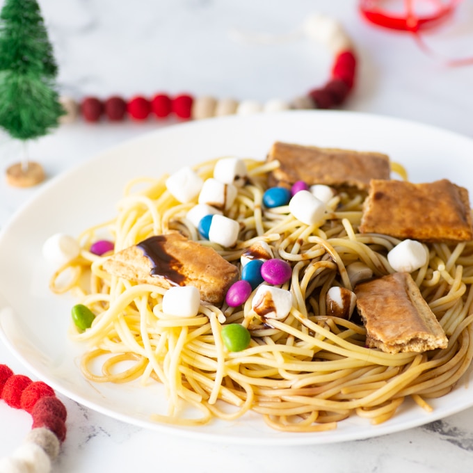 Buddy the Elf Spaghetti + VIDEO! Mindful Avocado