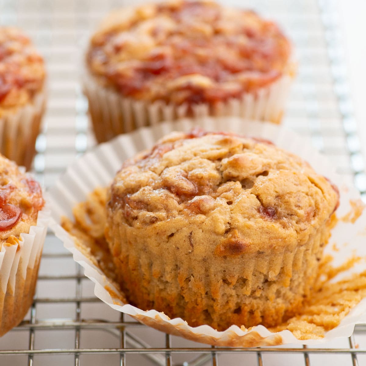 Vegan Peanut Butter and Jelly Muffins Mindful Avocado