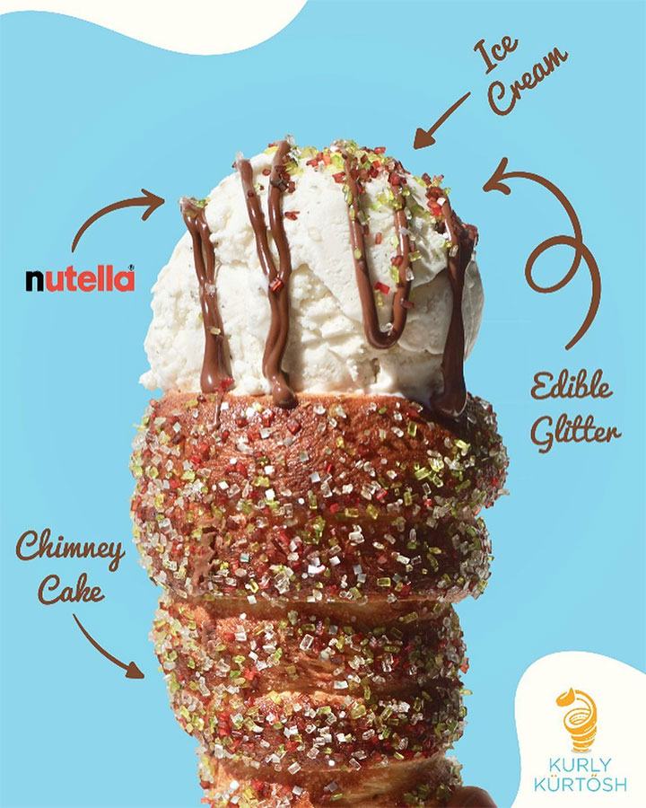 Making the Chimney Cake and its history Bakery Shop Designs