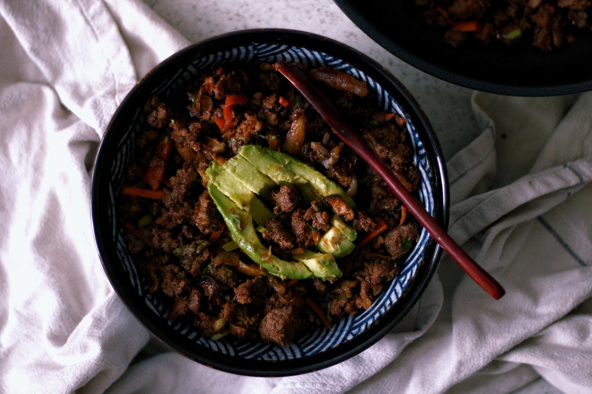 Asian Ground Beef Bowl MindFull Of Cooking