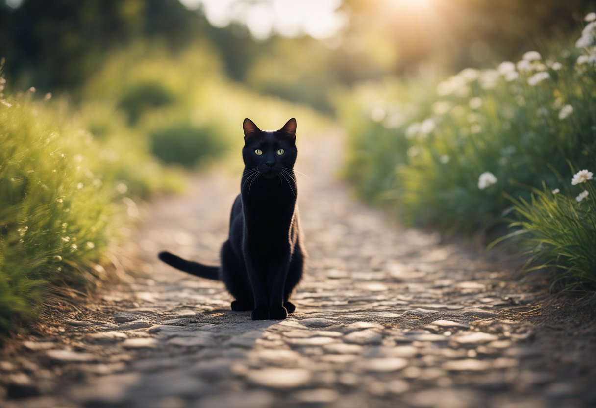 A Black Cat Crossing Your Path Spiritual Significance Explained