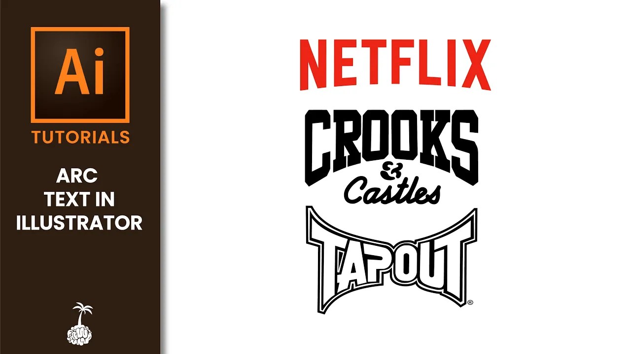 How to Curve Text in Illustrator Mind Island Design