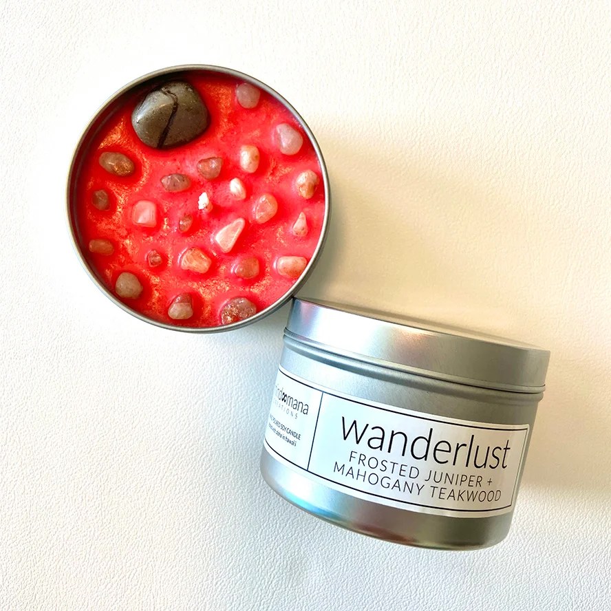 Wanderlust Candle 8oz Spiritual Energy Candle Travel the World Candle