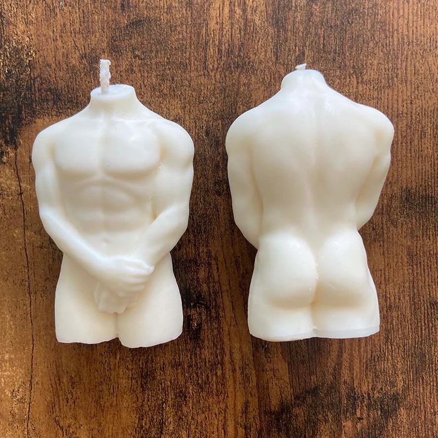 Divine Masculine Soy Wax Candle Male Body Candle