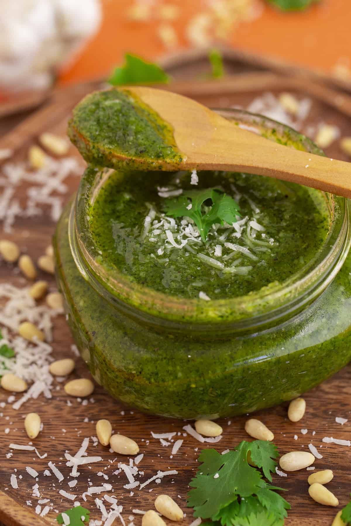 Homemade Cilantro Pesto Recipe Mind Over Munch