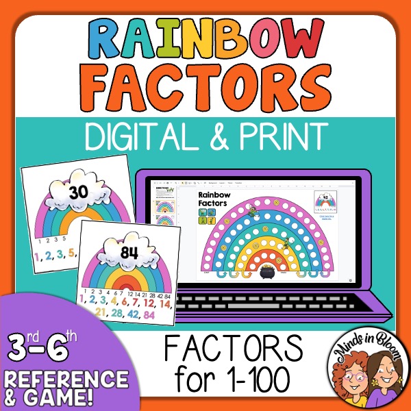 Rainbow Factors (1100) Board Game and Reference Posters Print