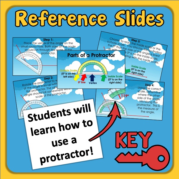 Measuring Angles with a Protractor (4th & 5th Grade) Angles Around