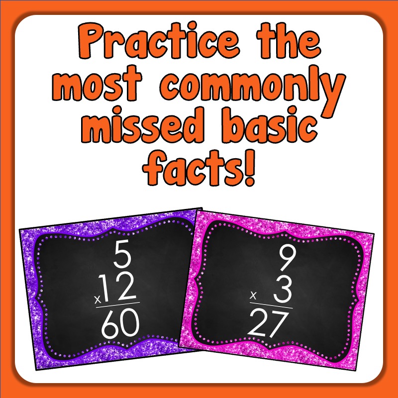 FREEBIE Google Slides Digital Multiplication Flash Cards Distance