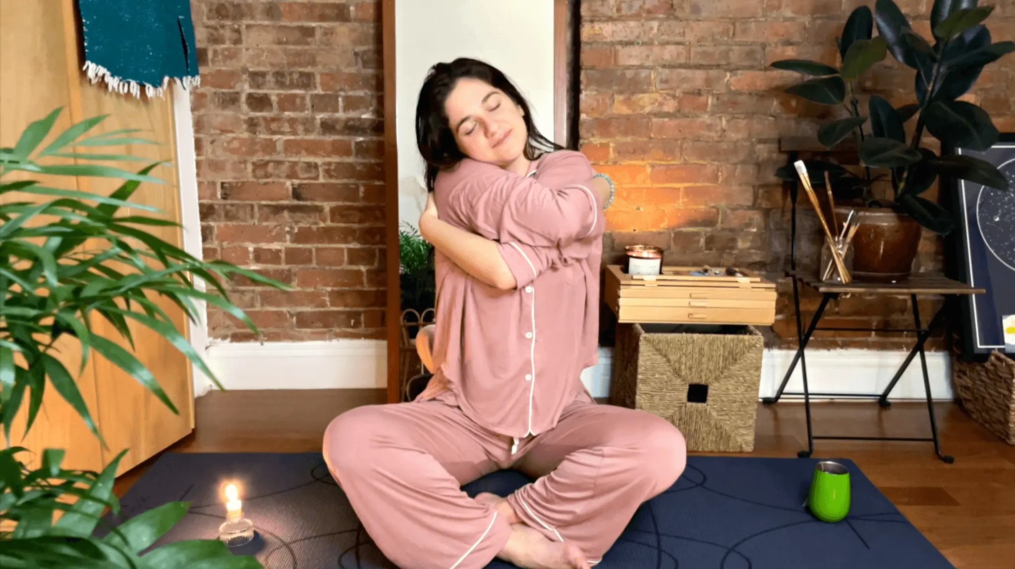 How to Hug Yourself to Feel Better + Guided Meditation Mindset And