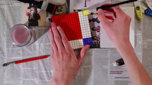 Lego Paint Mondrian