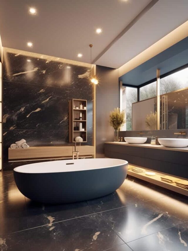4 AI Generated Images of Luxury Bathrooms MindTastik