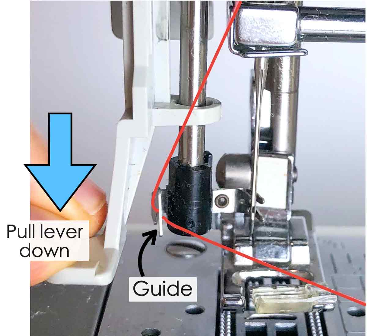 How to Thread a Brother Sewing Machine For Beginners (Detailed Pictures