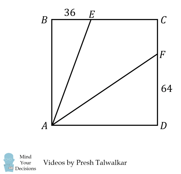 Square Angle Bisector Puzzle Think Outside Or Inside The Box! Mind