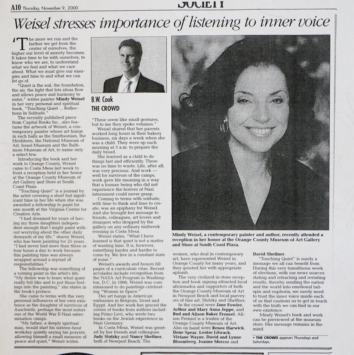 Reviews Mindy Weisel