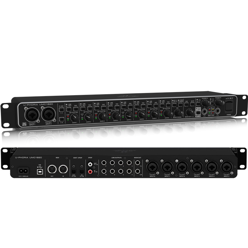 Behringer U-Phoria UMC1820 - MINDZ CONNECT Home of Quality Musical