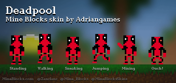 Mine Blocks Skin Scenes