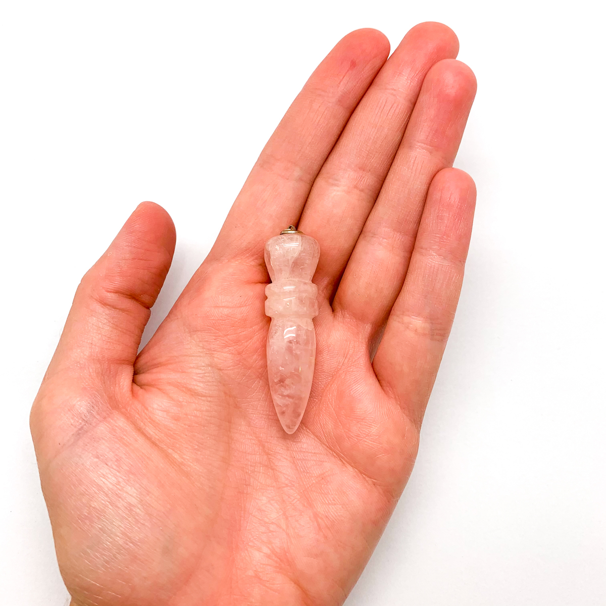 Rose Quartz Egyptian Pendulums Minec Wholesale Minerals from Brazil