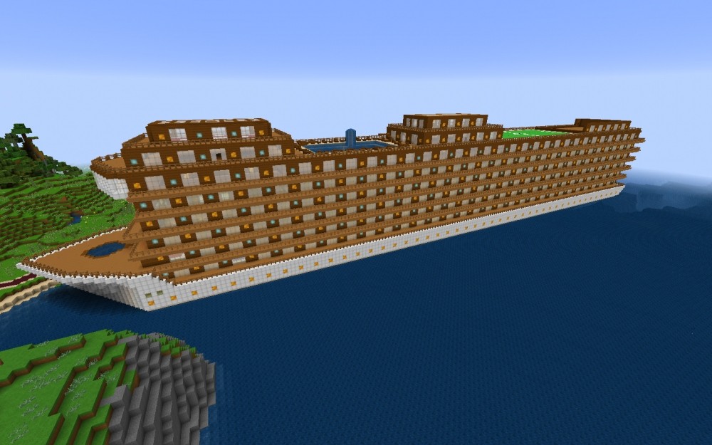ᐅ Kreuzfahrtschiff in Minecraft bauen minecraftbauideen.de