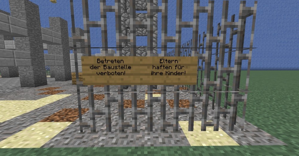 ᐅ Baustelle in Minecraft bauen minecraftbauideen.de