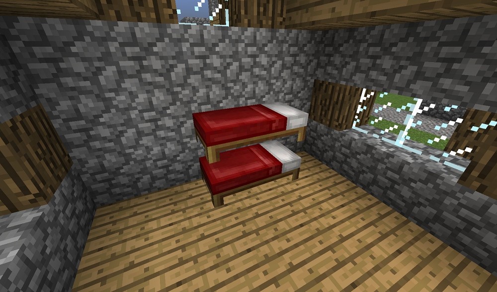 ᐅ Doppelstockbett in Minecraft bauen minecraftbauideen.de