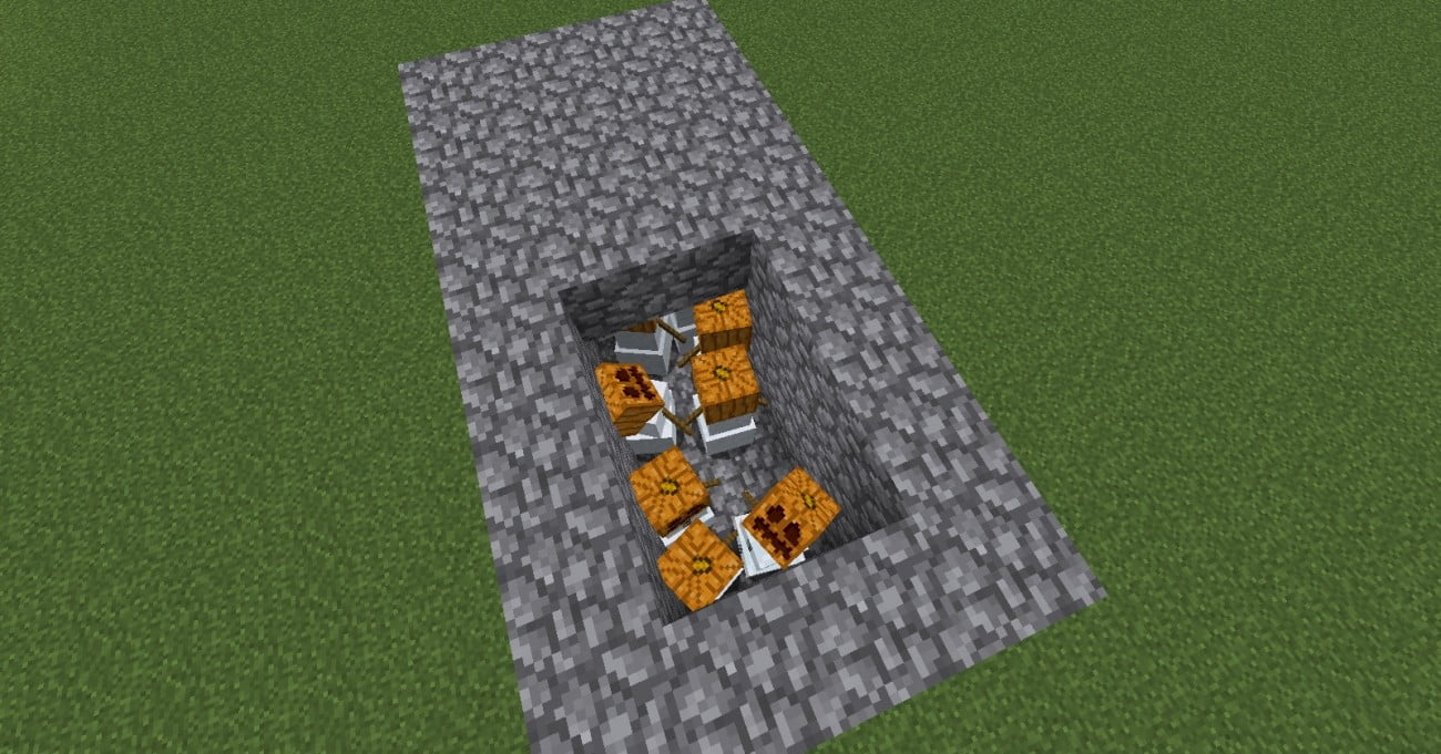 ᐅ Build Golem Wall in Minecraft minecraftbauideen.de