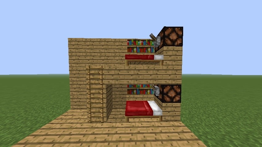 ᐅ Hochbett in Minecraft bauen minecraftbauideen.de