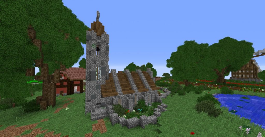 ᐅ Mittelalterliche Kirche (Tutorial) in Minecraft bauen minecraft
