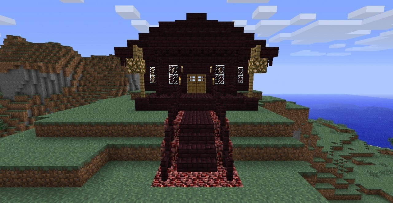 ᐅ NetherHaus in Minecraft bauen minecraftbauideen.de