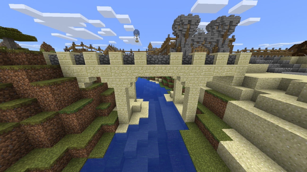 ᐅ Sandsteinbrücke in Minecraft bauen minecraftbauideen.de
