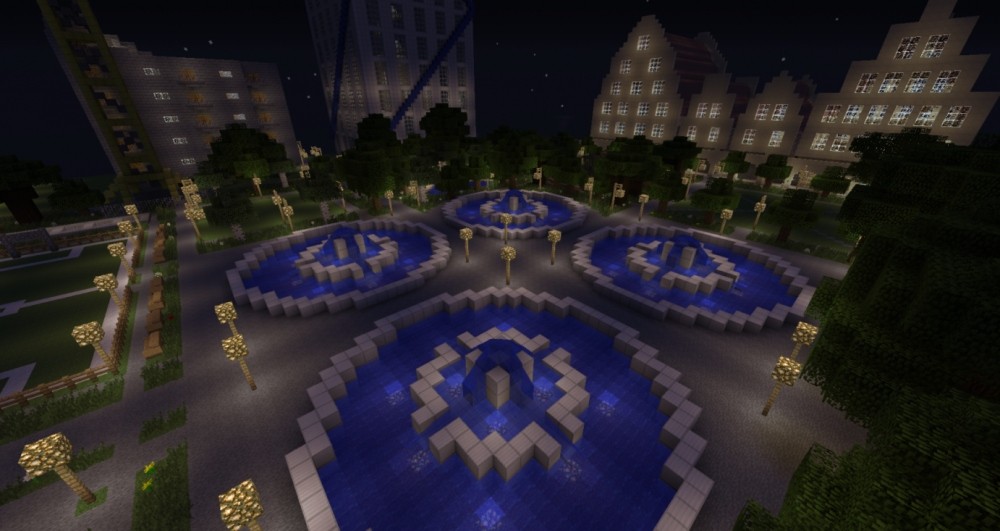 ᐅ Stadtpark in Minecraft bauen minecraftbauideen.de