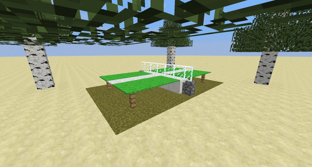 ᐅ Tischtennisplatte in Minecraft bauen minecraftbauideen.de