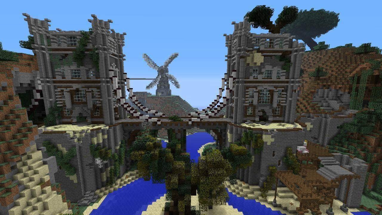ᐅ Verlassene Brücke in Minecraft bauen minecraftbauideen.de
