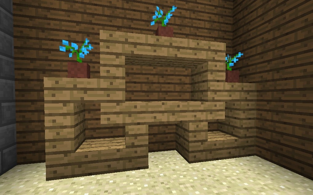 ᐅ Wandregal in Minecraft bauen minecraftbauideen.de