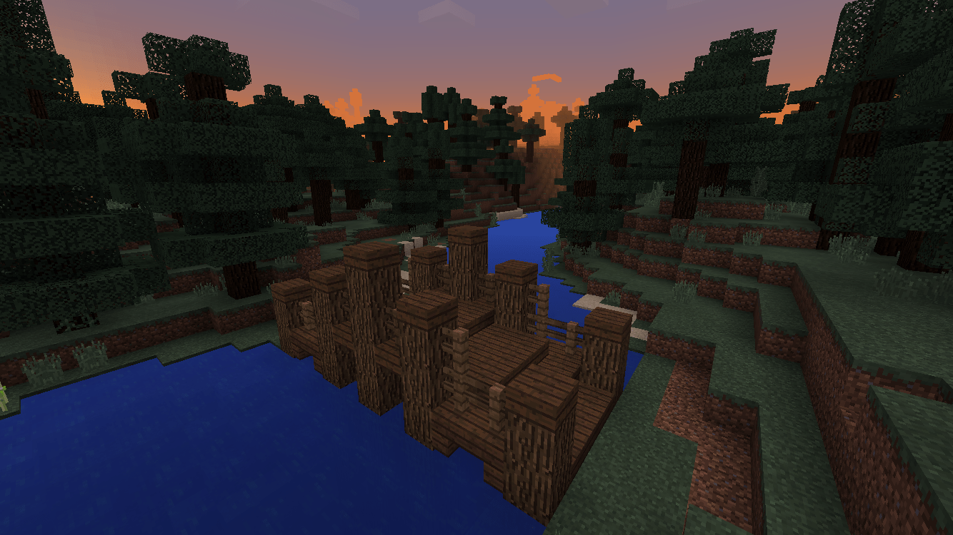 ᐅ Holzbrücke in Minecraft bauen minecraftbauideen.de