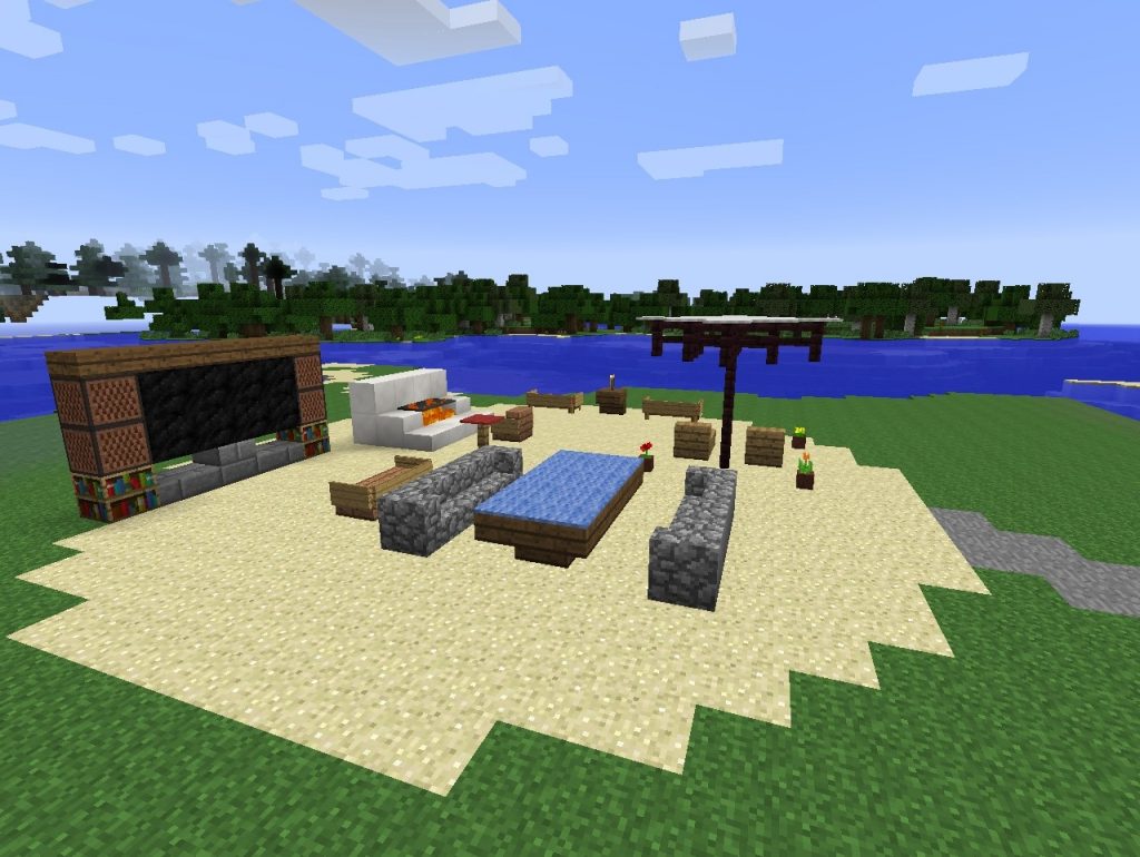 ᐅ Grillplatz in Minecraft bauen