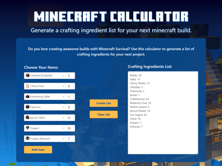 Minecraft Cabin Resources for Minecraft Players
